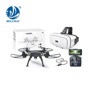 2.4 GHz 3D VR Glasses RC Drone Gravity Sensor Hexacopter with HD Camera Drone FPV Real Time Transmission Optional