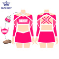 Crop Top Rhinestone All Star Cheerleading Uniform