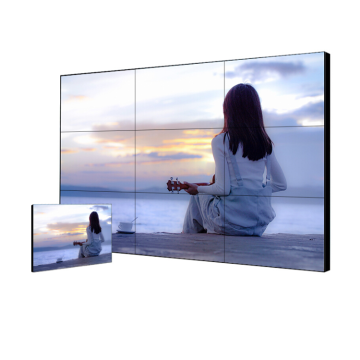 Monitor layar splicing LCD 55 inci untuk dinding TV dengan tepi 3.5mm ultra-narrow