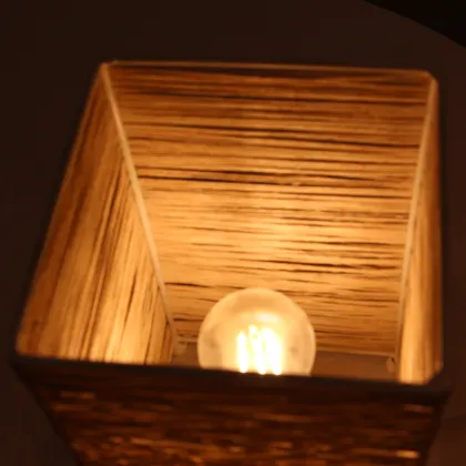 Prepare a vinegar table lamps