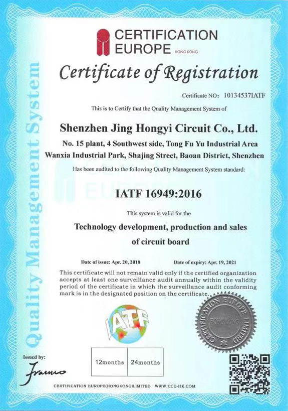 TS16949 Certification
