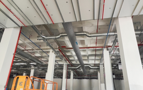 Supported Fabric Duct Project in a Factory in Changsha