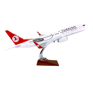 47cm 1:85 Κλίμακα Turkish Airlines Boeing 737-800 μοντέλο αεροπλάνου