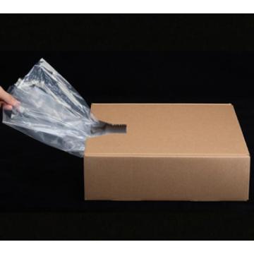 Supermarket Clear Flat Bag with Gusset in Box