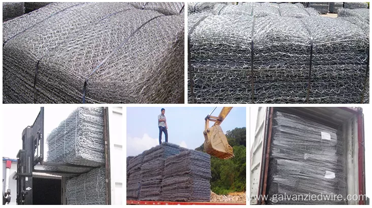 Galvanized Gabion Mesh for Stone Retaining