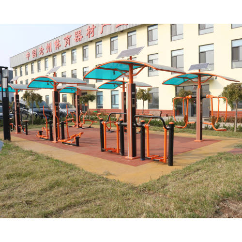 Smart Sports Park Fitness Equipment with Solar Panel Spacewalker