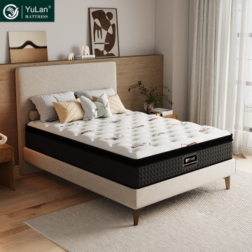 Wholesale OEM ODM Reflex Mattress Pillow Top Queen King Size Spring Knitted Fabric Mattress