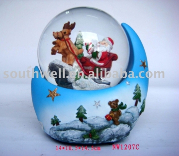 resin gifts&amp;polyresin  crafts (water globe),10cm diamenter