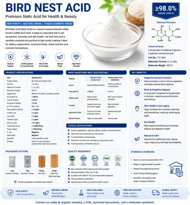 Bird Nest Acid Extract Powder