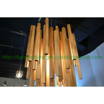 modern wooden pendant lamp/ natural interesting pendant lamp