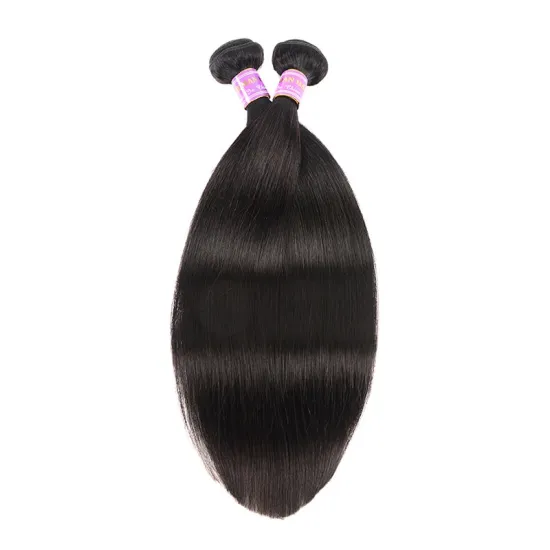 Brazilian Women Hair  Natural Grade 12A Best Supplier Double Drawn Extensions  Bundles Top Trending  Silky Straight Black Hair
