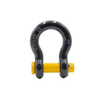 G209 Black Painted Trailer Winch d Ring Bow Shackle Tow Hitch With Screw Collar Pin