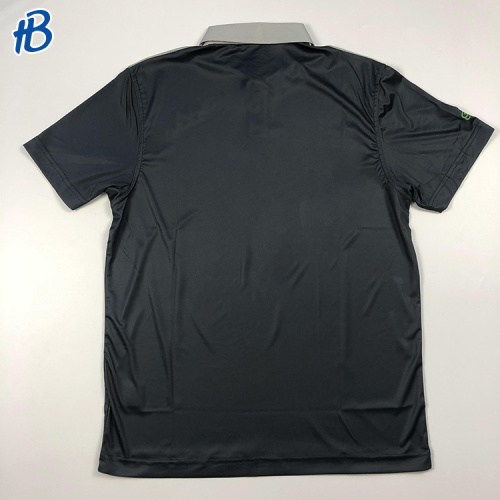 custom latest design grey black men's polo shirts