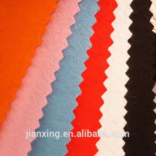Guangdong needle punched 100% polyester nonwoven wholesale felt fabric