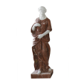 Hand Carved Marble Maidens Red and White Classic