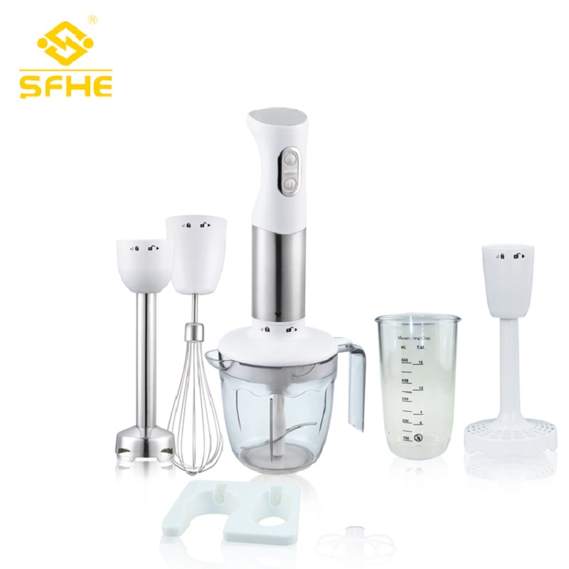 5 In1 White Electric Good Hand Blender
