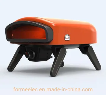 Outdoor 14" Gas Pizza Oven Garden Gas BBQ Grill Beef Barbeque Pizza Baking Oven