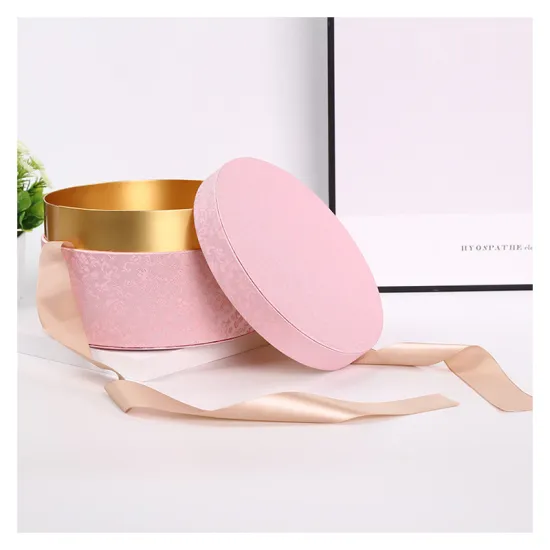 Custom Velvet Cardboard Round Hat Boxes