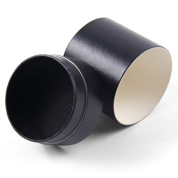 Round Black Cylinder Tube Packaging Box for Bottle