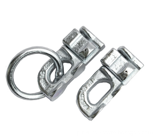 E-track Accessories Carbon Steel E Track Fitting Double Stud Fitting with Round Ring