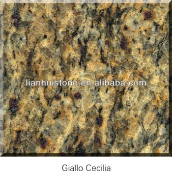 Imported polished yellow Giallo Cecilia granite