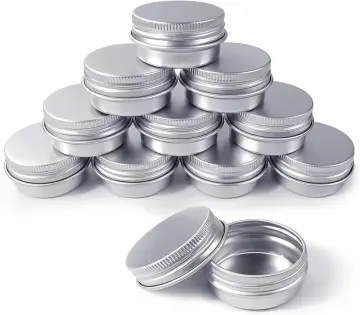 mini 15ml aluminum cosmetic cream jar