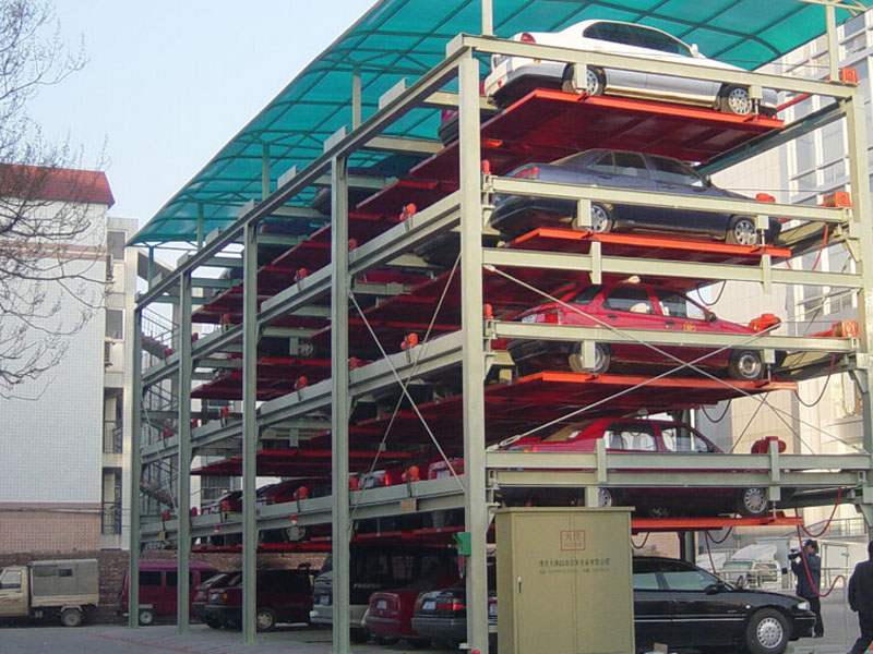 Five Layer Lifting and Traversing Car Parking System