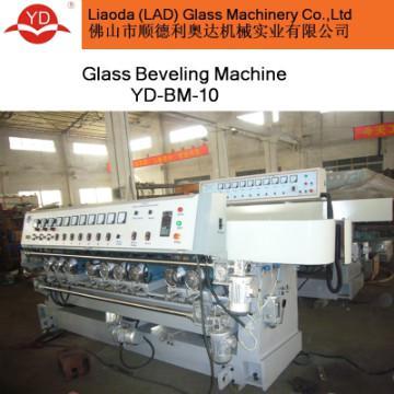 Vertical straight bevelig machine for glass sheet
