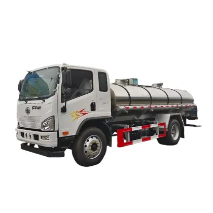 FAW 8000liter Milk Tank Truck Transportation Truck