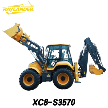 Моцны шматфункцыянальны экскаватар-пагрузчык XC8-S3570