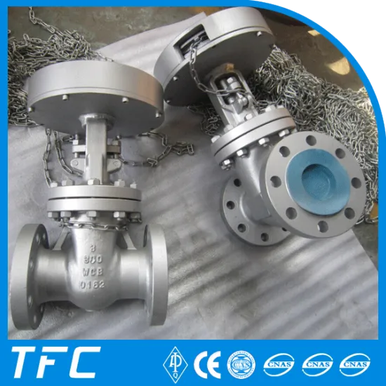 cast steel low torque chain wheel gate valve