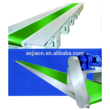 Agriculture product processing slat top motorized conveyor