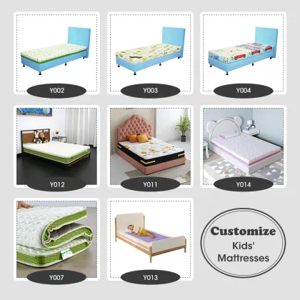 Custom Single Size Kids Mattress: Purple Grid Flex Hyper Elastic Polymer Gel Silicone TPE