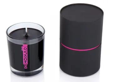 Plain Black Unprinted Candle Cylinder Container