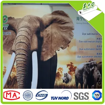 100% polyester digital printing hemp fabric for pop up displays