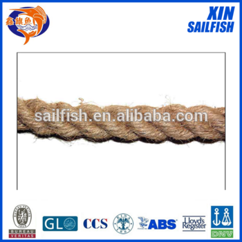 20mm 3-strand marine rope tugboat rope made in China