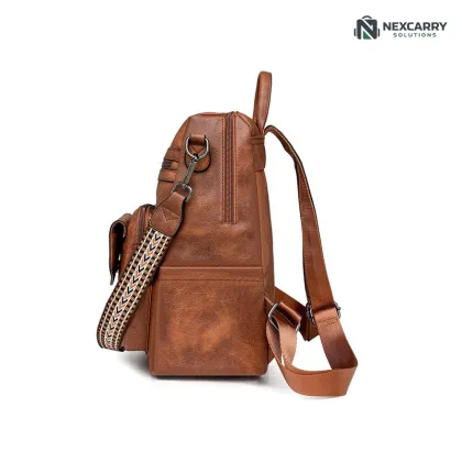 ChicLeather Women`s Casual PU Backpack (with Wallet)