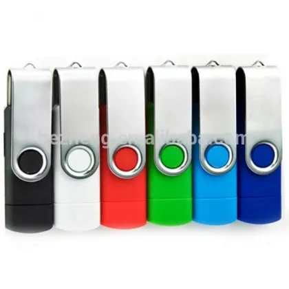 High Quality Cheap Price Gurantee Colourful Swivel OTG USB Memory Stick 32GB For Samsung