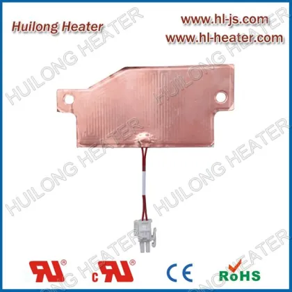 Polyimide flexible heating elements with cooper foil