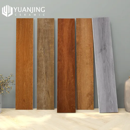 150x800mm Matte Glazed Solid Wooden Porcelain Floor Tiles with Ceramic Finish - Ideal for Non-Slip Bedroom Flooring