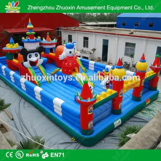 0.55MM PVC Tarpaulin Material Castle Inflatables Bouncer