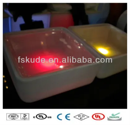 Multi Color Changing Smart Square bar led tea table