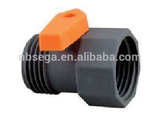 Accoppiamento per tubo di plastica da giardino con connettore tubo rapido valvola