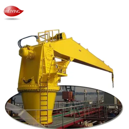 Mounted Crane Feedback Deck Ship Harbor