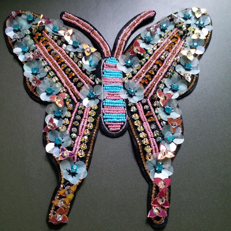 Butterfly Beaded Patches