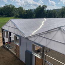 Agriculture Blackout Light Deprivation Greenhouse Fully Automated