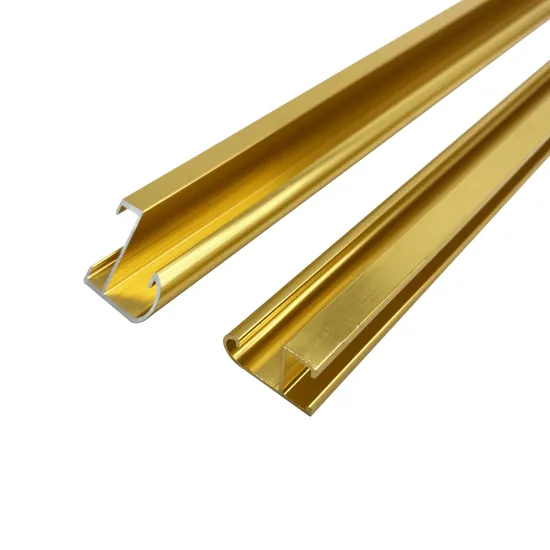 Gold Anodized Aluminium Profile for Picture Frame
