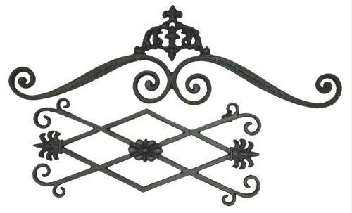 Decorative metal wrought iron