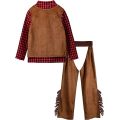 Kids Cowboy Costume Cosplay Halloween Dress up Gift