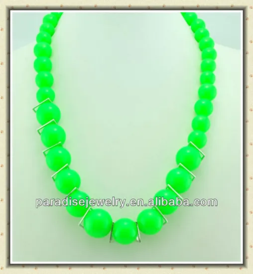 2013 Spring fashion jewelry colorful beaded necklace for women NE-23081-2